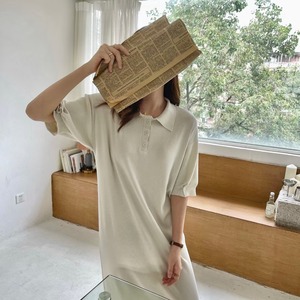 ポロシャツ風ワンピース　AJ1050-6616