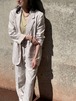 Vintage Ivory Color Tailored Jacket & Trousers