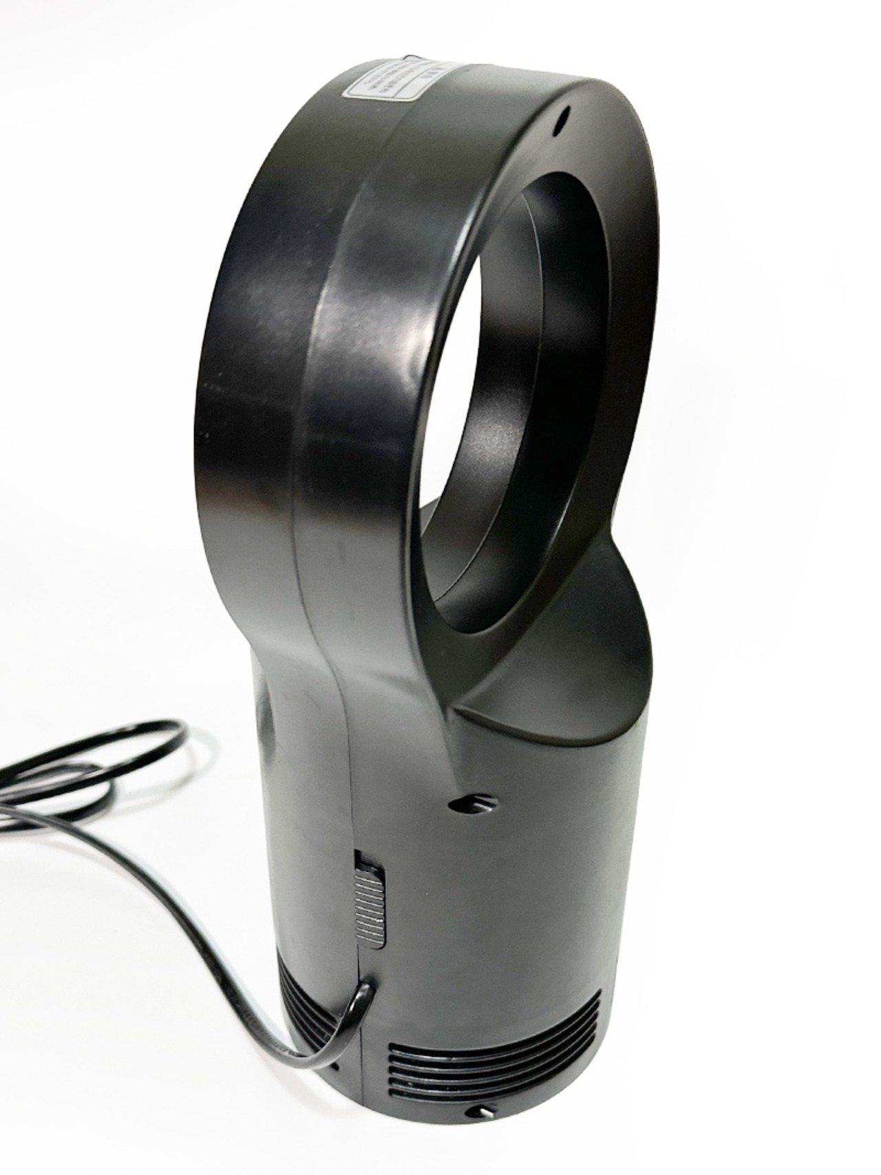 吉田産業 羽なしファンヒーター ブラック YD-1044 動作確認済 コンパクト デスク 簡単操作 AC電源式