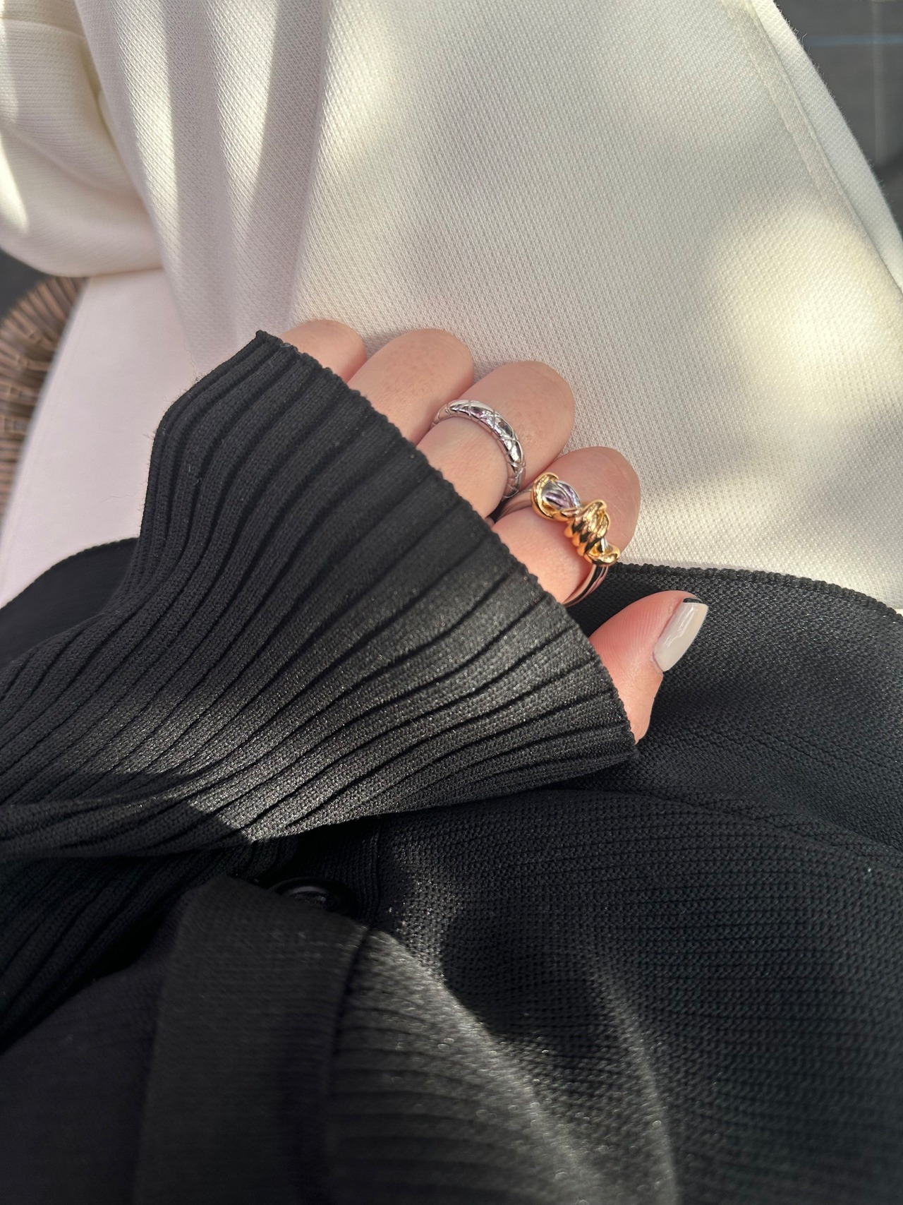 SS ロープスパイラルリング