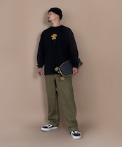 【#Re:room】WIDE CHINO PANTS［REP198］