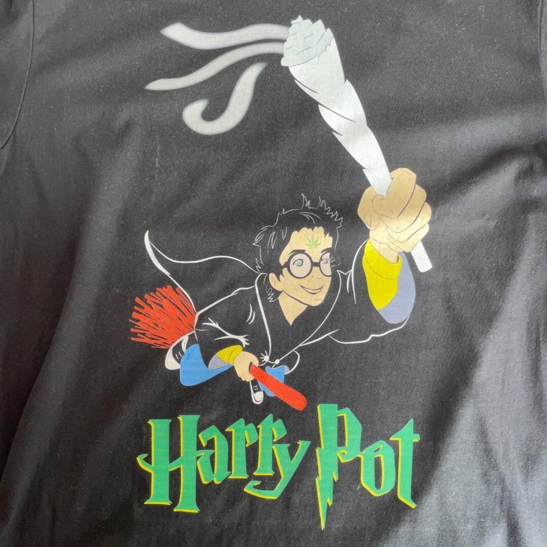 harry pot tシャツ ガンジャ　パロディ