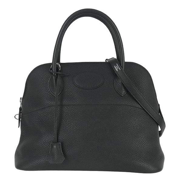 Unused HERMES エルメス ボリード31 トリヨンクレマンス ノワール シルバー金具 2WAY ハンドバッグ ショルダーバッグ レディース 黒 未使用品