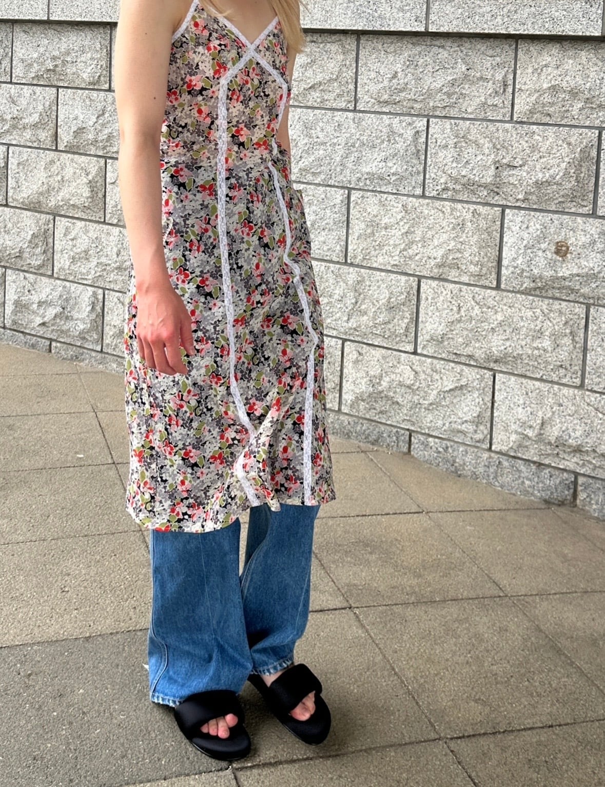 FUMIKA_UCHIDA  [FLORAL VOILE SLIP DRESS]