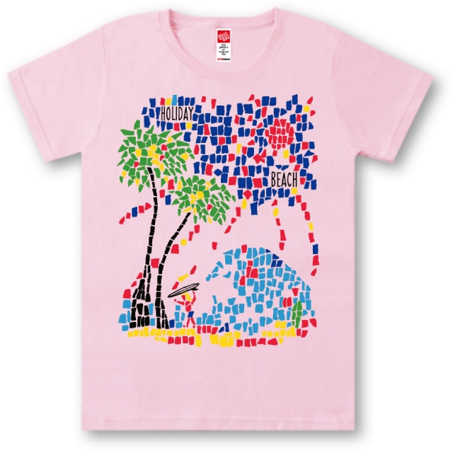 #424 Tシャツ HOLIDAY/PNK