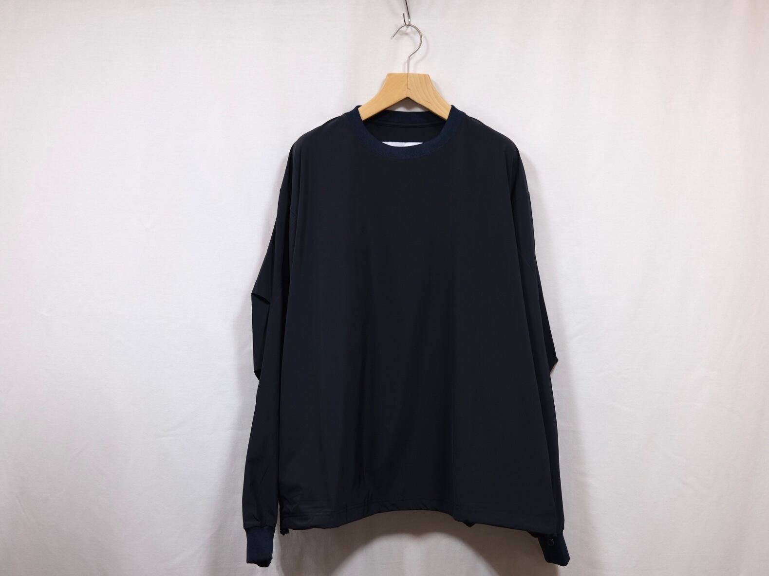 UNTRACE”BOX STRETCH SMOCK L/S DARK NAVY” | Lapel online store powered by  BASE