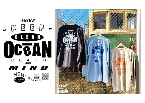 KEEP CLEAN LONG TEE -THedAY SURFING SCHOOL-