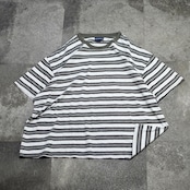 PURITAN wide silhouette multi border tee