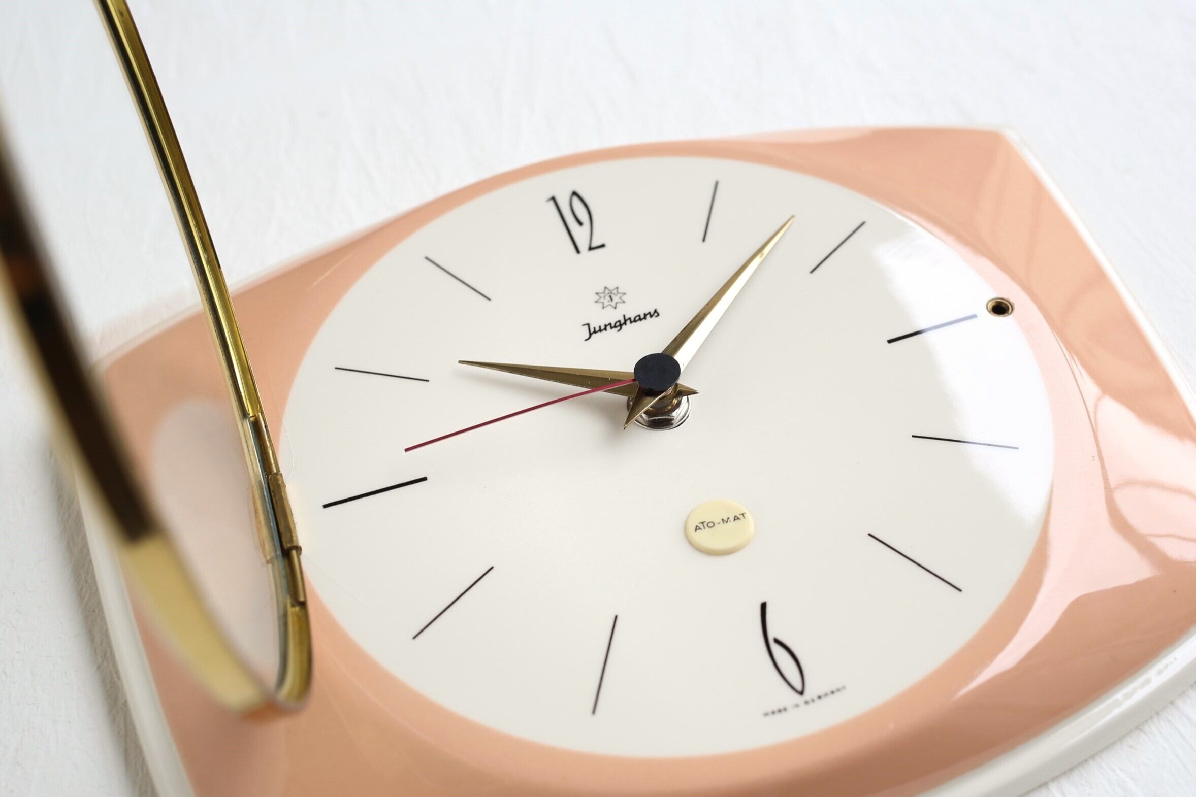 ドイツ アンティーク ヴィンテージ Junghans ユンハンス 陶器 掛時計
