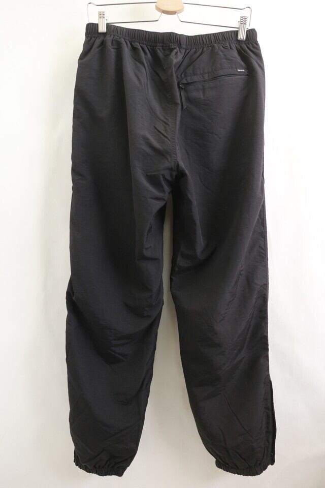 18SS Supreme TONAL TAPING TRACK PANT BLACK SMALL 88 12307 | BRAND