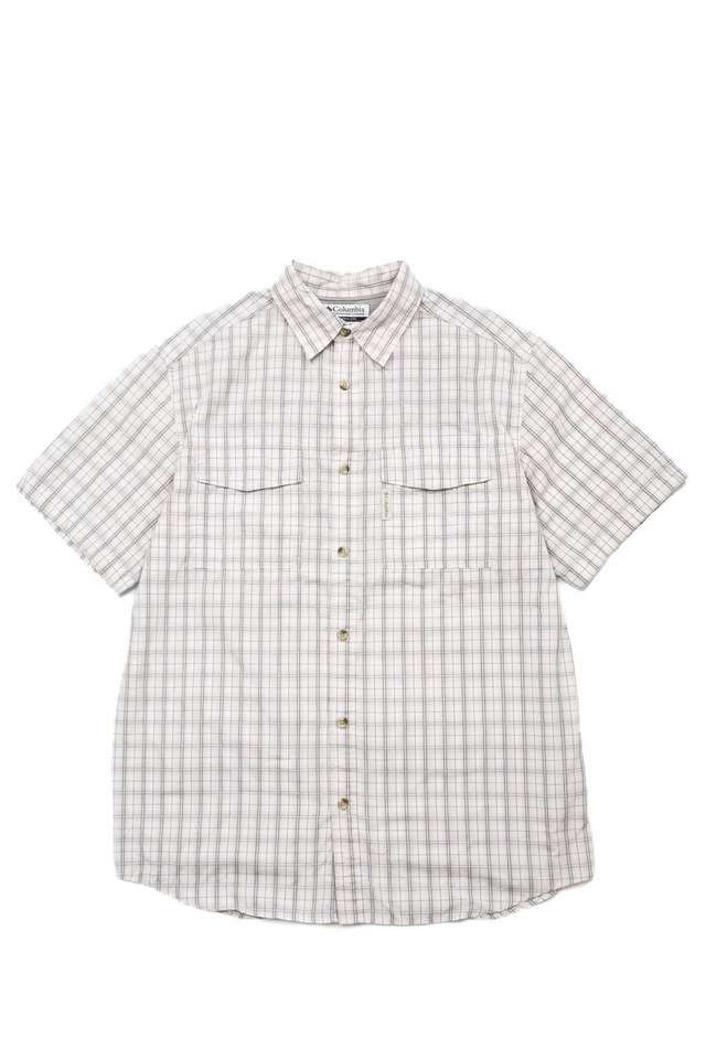 USED 00s Columbia plaid shirt