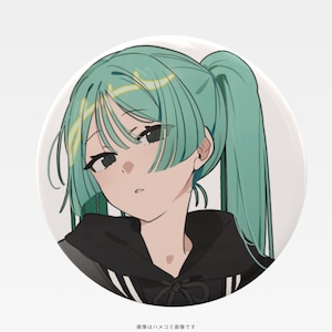 初音ミク スタジアムジャンパー イラスト缶バッチ Art by 八三【12月中旬頃お届け予定】