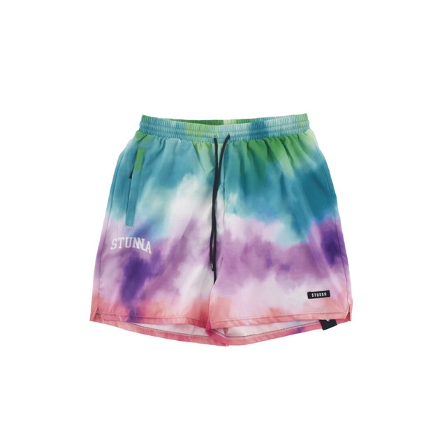 Tie dye shorts : wave