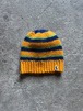 STUSSY STRIPE KNIT SKULLCAP (GOLD)
