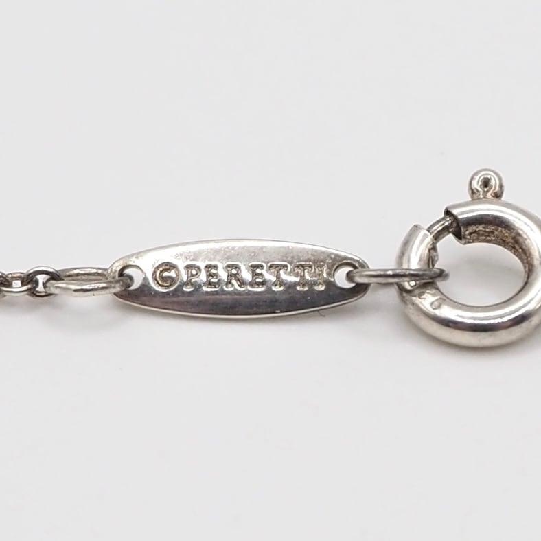 Tiffany&Co. カラー バイザヤード ネックレス アクアマリン シルバー