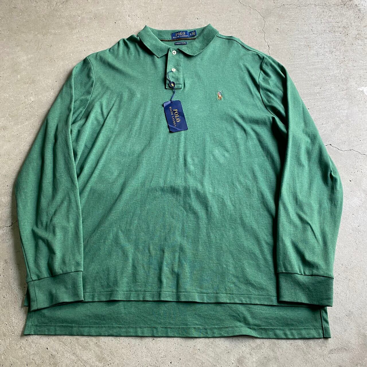 Dead Stock Polo Ralph Lauren ポロ ラルフローレン ワンポイントロゴ 刺繍 長袖ポロシャツ メンズxl 古着 新品未使用 デッドストック タグ付き グリーン 緑色 ポロシャツ Sa24 Cave 古着屋 公式 古着通販サイト Dead Stock Polo Ralph Lauren ポロ ラルフローレン ワンポイントロゴ 刺繍 長袖ポロシャツ メンズxl 古着 新品未使用 デッドストック タグ付き グリーン 緑色 ポロシャツ Sa24 Cave 古着屋 公式 古着通販サイト