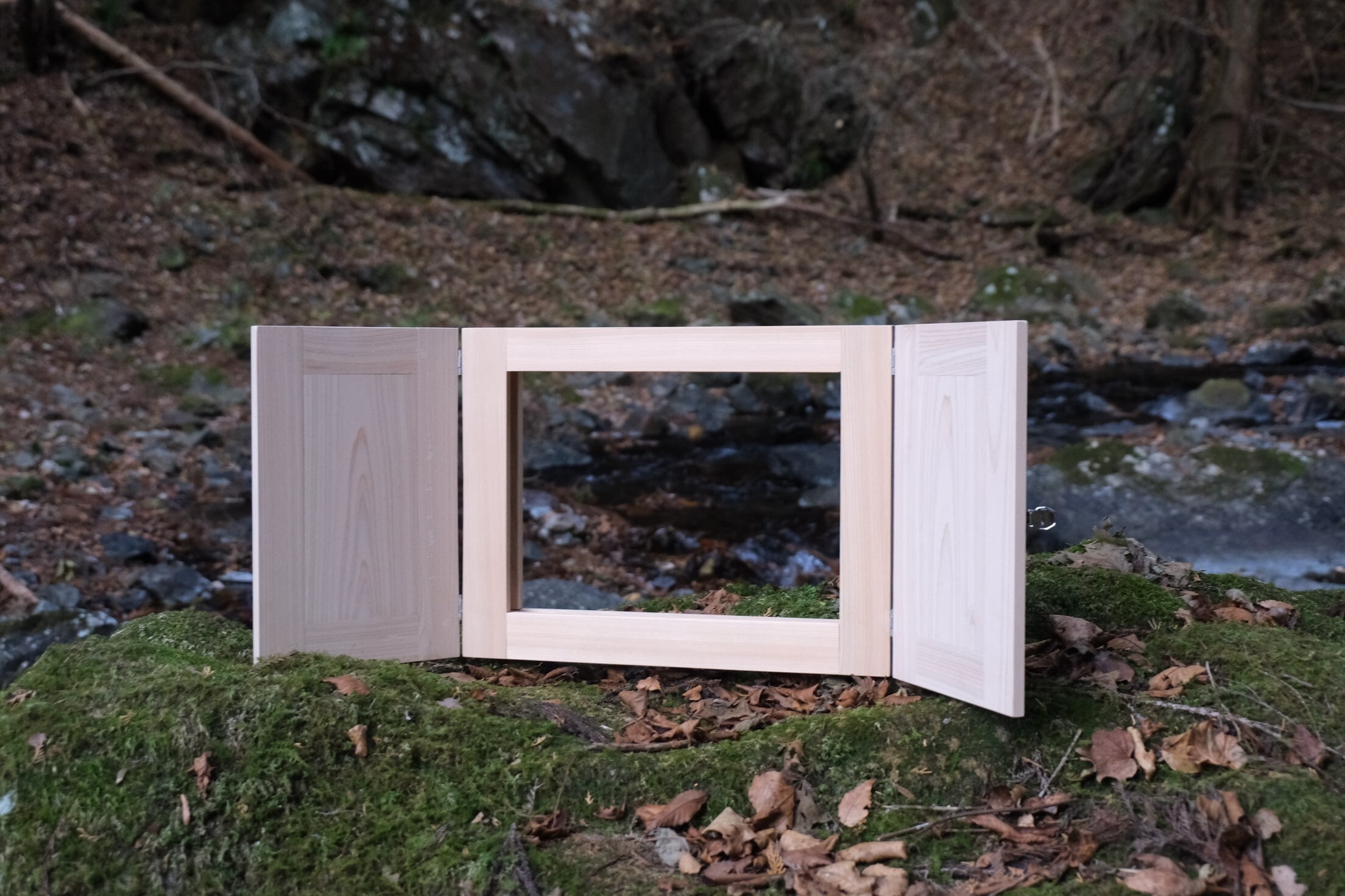 ヒノキの紙芝居フレーム