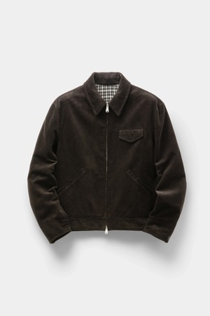 [COOR] Mid Wale Corduroy Zip Up Jacket (Washed Black) 正規品 韓国ブランド 韓国通販 韓国代行 韓国ファッション クール クーア クアー 日本 店舗