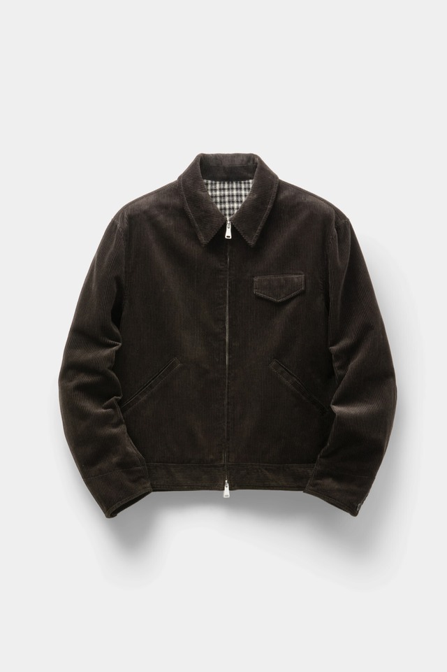 [COOR] Mid Wale Corduroy Zip Up Jacket (Washed Black) 正規品 韓国ブランド 韓国通販 韓国代行 韓国ファッション クール クーア クアー 日本 店舗