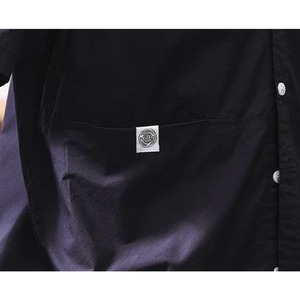 Back logo patch work shirt 1473