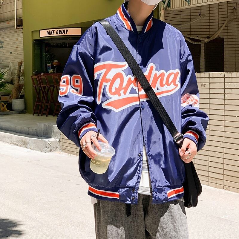 アウター 男女兼用 ハイストリート香港スタイルのスポーツベースボールジャージ j Yochico 独自のストリートトレンドを定義づけましょう