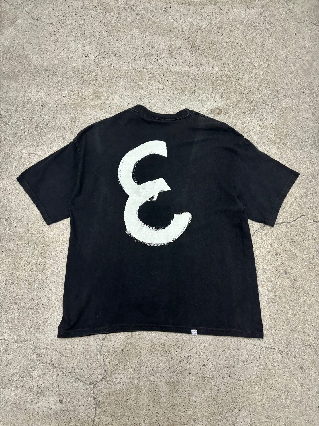 00s GOODENOUGH/Logo print Tee/2001年製/Hanesボディー/L/ロゴ 