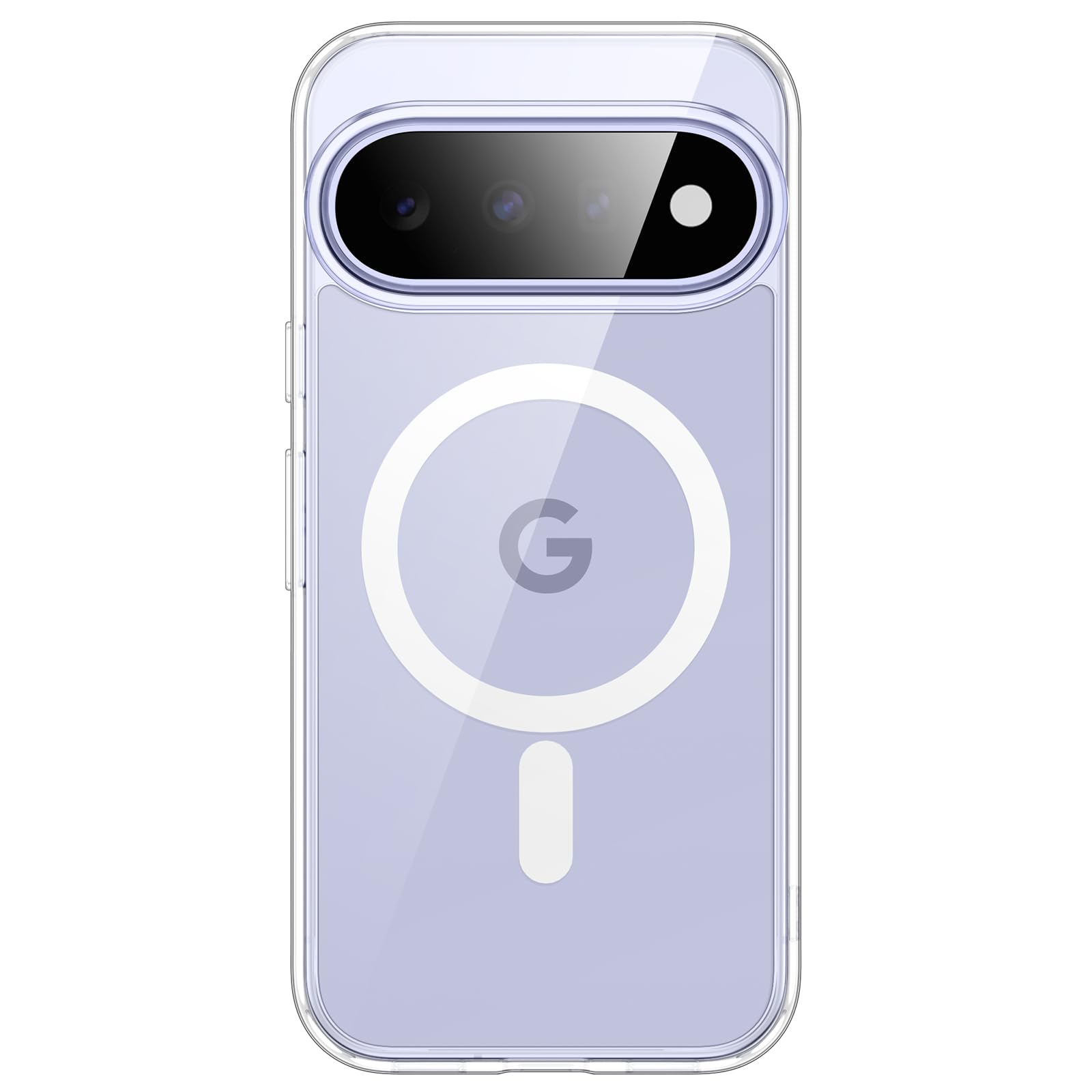 JETech Google Pixel 11用 マグネット 背面クリアケース (クリア)