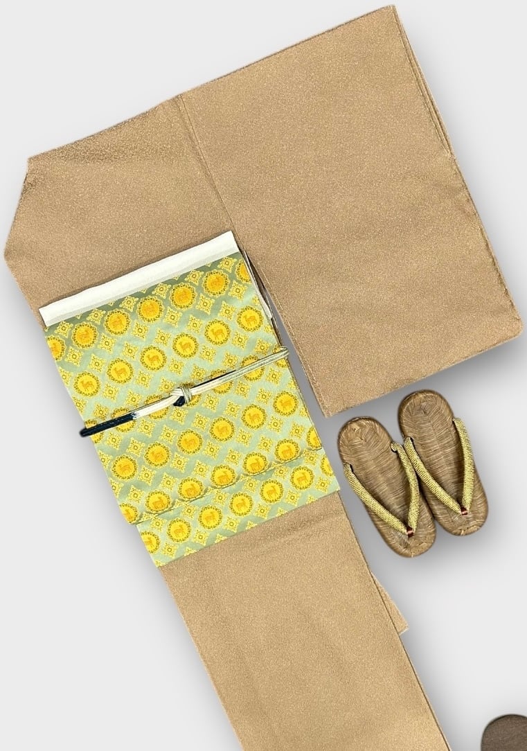 江戸小紋 万筋 モノトーン ガード加工済み 裄丈 67㎝ K5002 | 着物