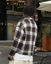 【#Re:room】CHECK SHORT LENGTH JACKET［REJ143］