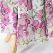 ベリーダンス オリエンタル 衣装 上下セット ピンク系 トップス スカート アーム アーム飾り 紫 緑 花柄 鮮やか かわいい ダンス衣装 ラインストーン ビーズ 豪華 装飾 ステージ イベント 華やか パープル系 グリーン系