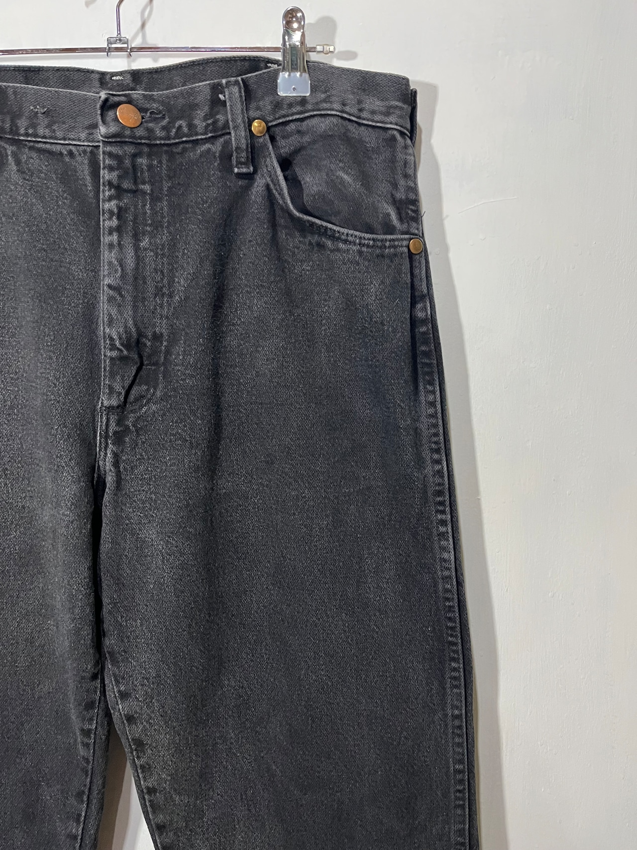 90's Wrangler Black Denim Pants Made in USA 【W34 L29】