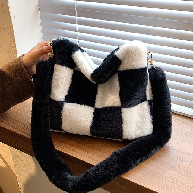 オータムウィンターレディースショルダーバッグ 秋物 冬物 メッセンジャーバッグ 手作りハンドバック79478909510