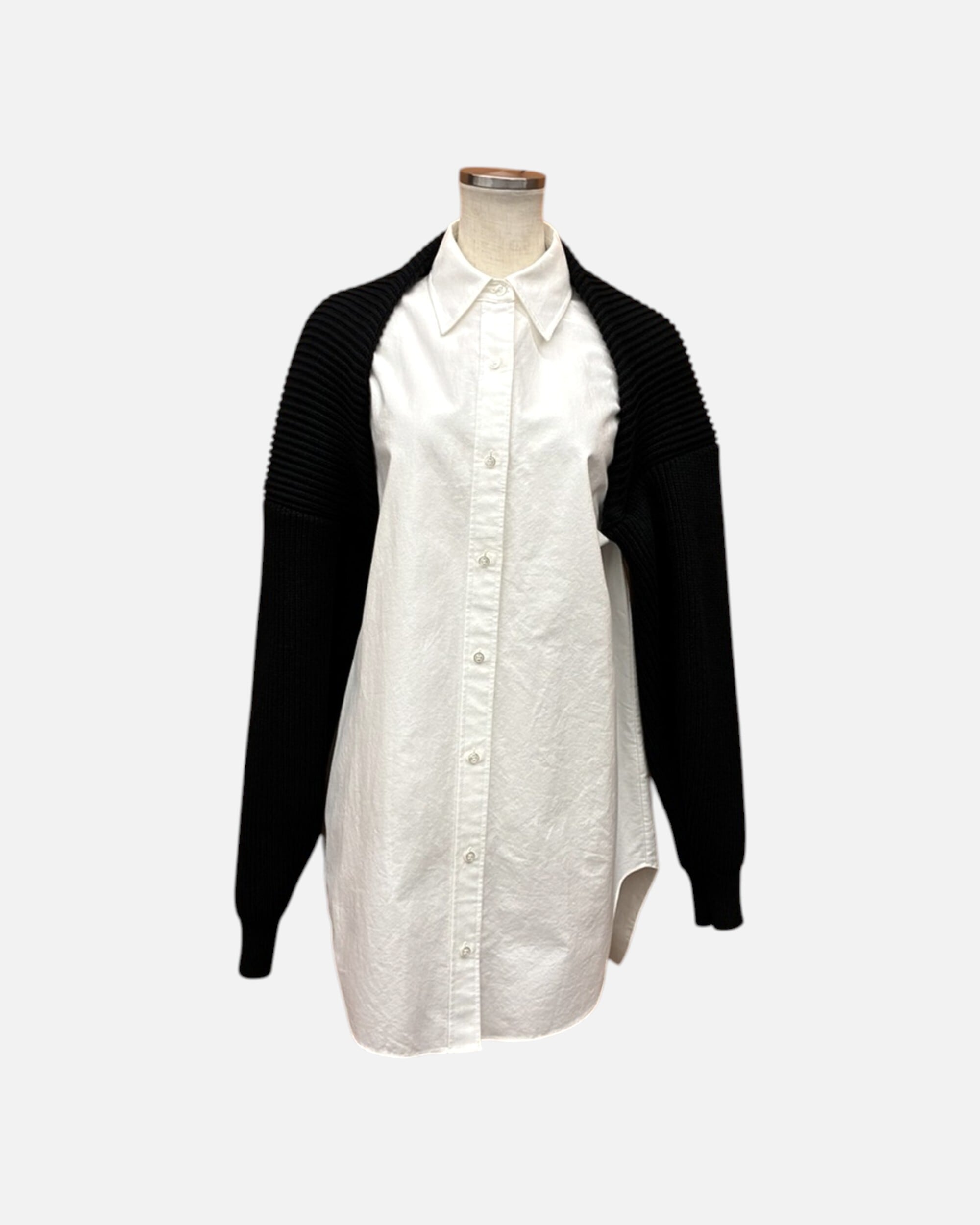 ALEXANDER WANG-T knit docking shirt