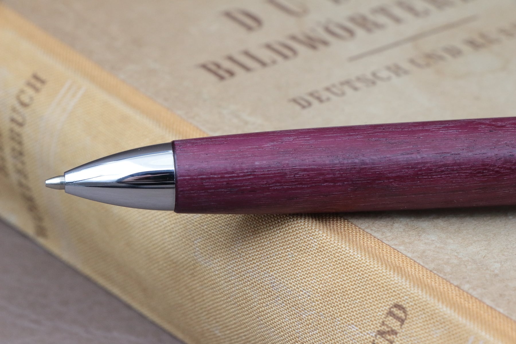 紫の天然木 パープルハート・Pencil 0.5mm」木軸シャープペンシル