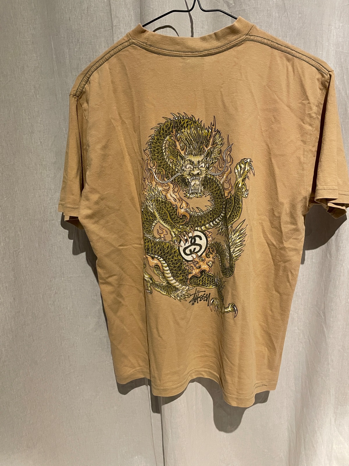 希少 90s名作】OLD STUSSY 2代目ドラゴンTシャツ USA製 オールド 