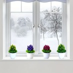 人工観葉植物 小さな鉢植え フェイクフラワー 盆栽 松 フェイクグリーン 人工盆栽 カラフルな盆栽 オフィス 松の木 贈り物 プレゼント リアルな装飾 ホーム装飾 寝室 手工芸品ギフト リビングルーム装飾