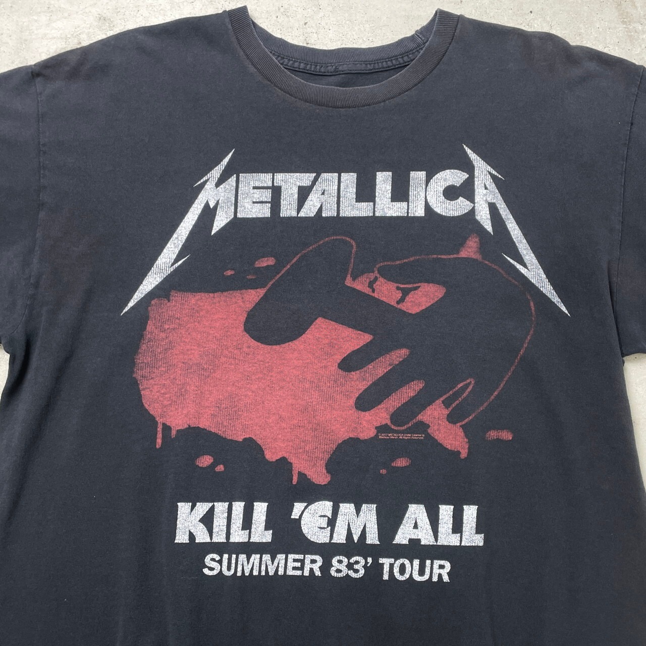 00年代 METALLICA メタリカ バンドTシャツ バンT ツアー メンズXL 古着 