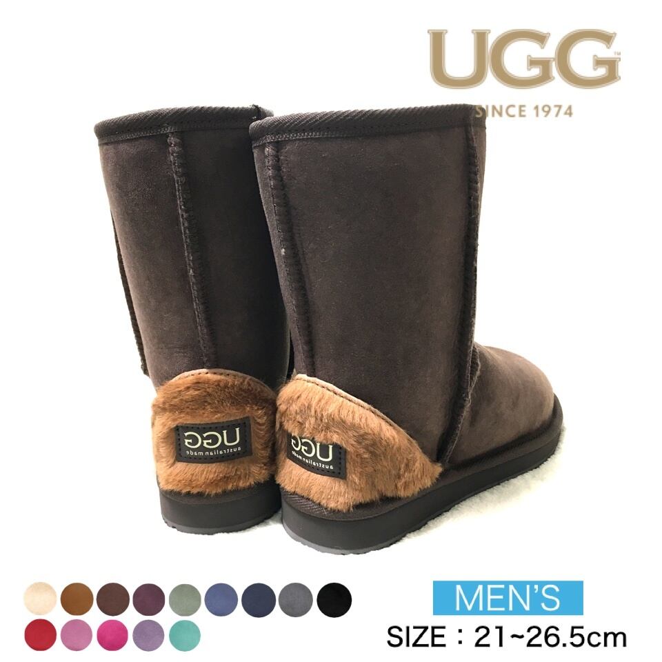 Ugg 1974 メンズ ムートンブーツ クラシック ミドル カンガルーヒール Ugg Australian Made Since 1974 Ugg 1974 メンズ ムートンブーツ クラシック ミドル カンガルーヒール Ugg Australian Made Since 1974
