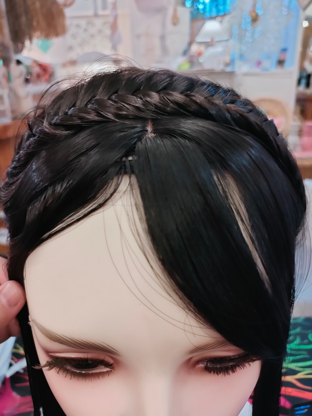 前髪生え際ふんわりウイッグ+カチューシャ付き