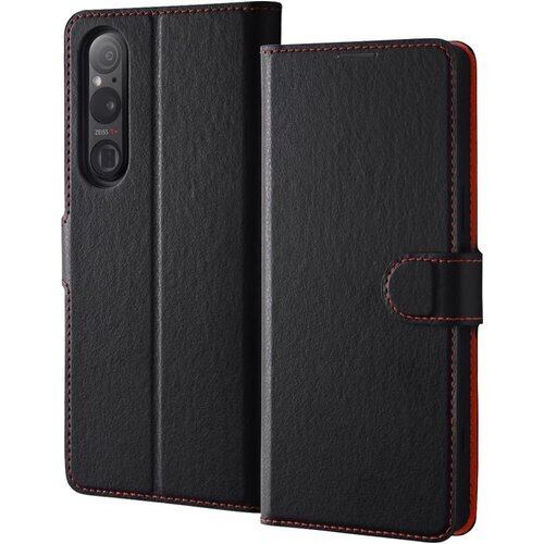 レイ・アウト Xperia 1 V ケース 手帳型 レザー ブラック Xperia1V SO-51D SOG10 エクスペリア ワン マークファイブ カバー ソフト ハード スマホカバー スマホケース 1935