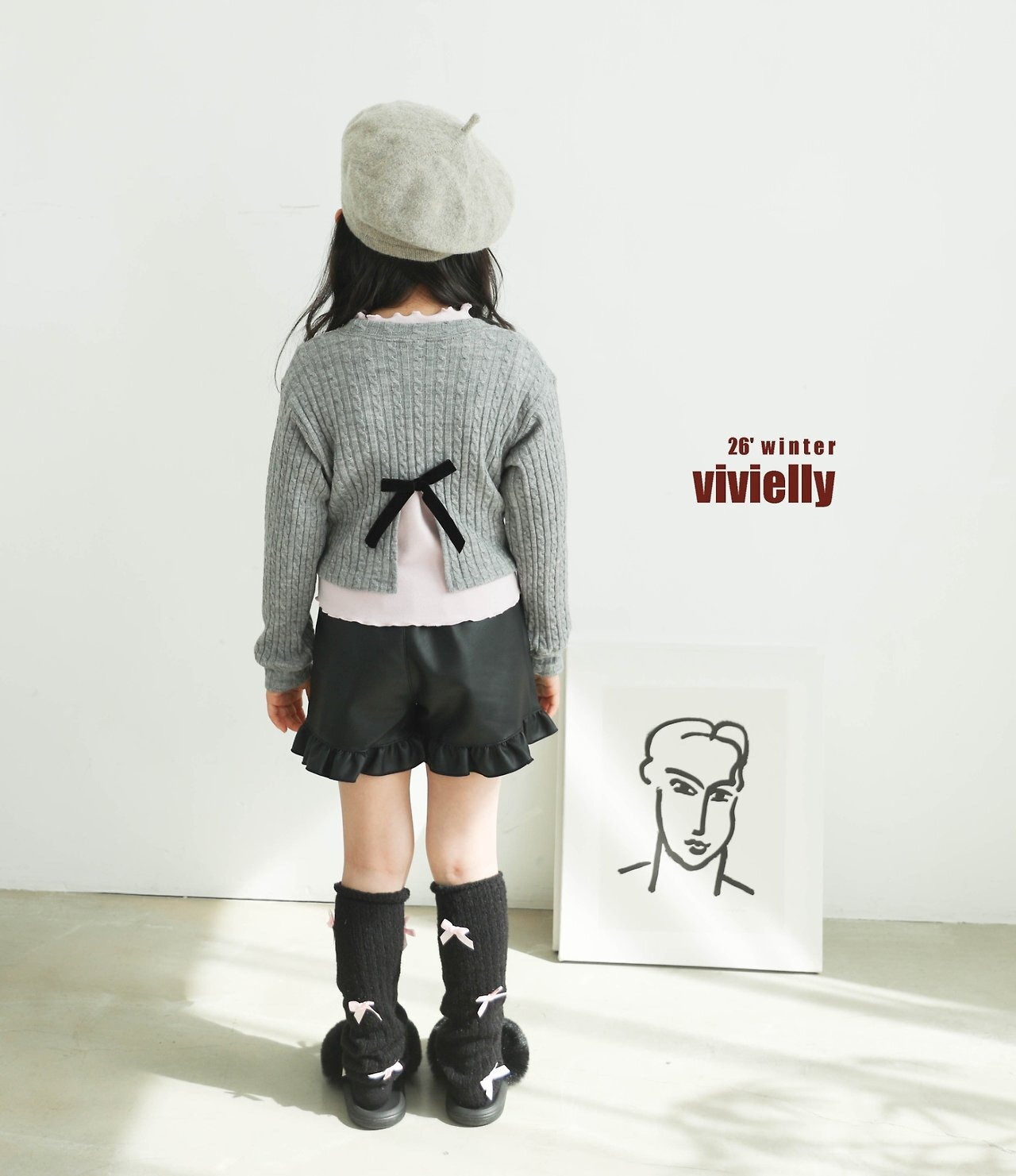 vivielly［取寄］vivi cable knit tee 26winter
