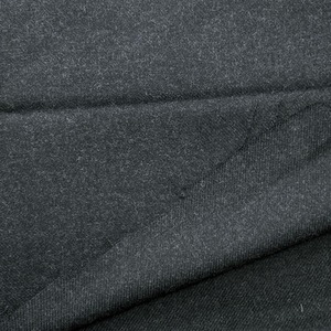 ★NY141◆2m◆ウール100%両面起毛生地◆ソフト加工◆チャコールブラック