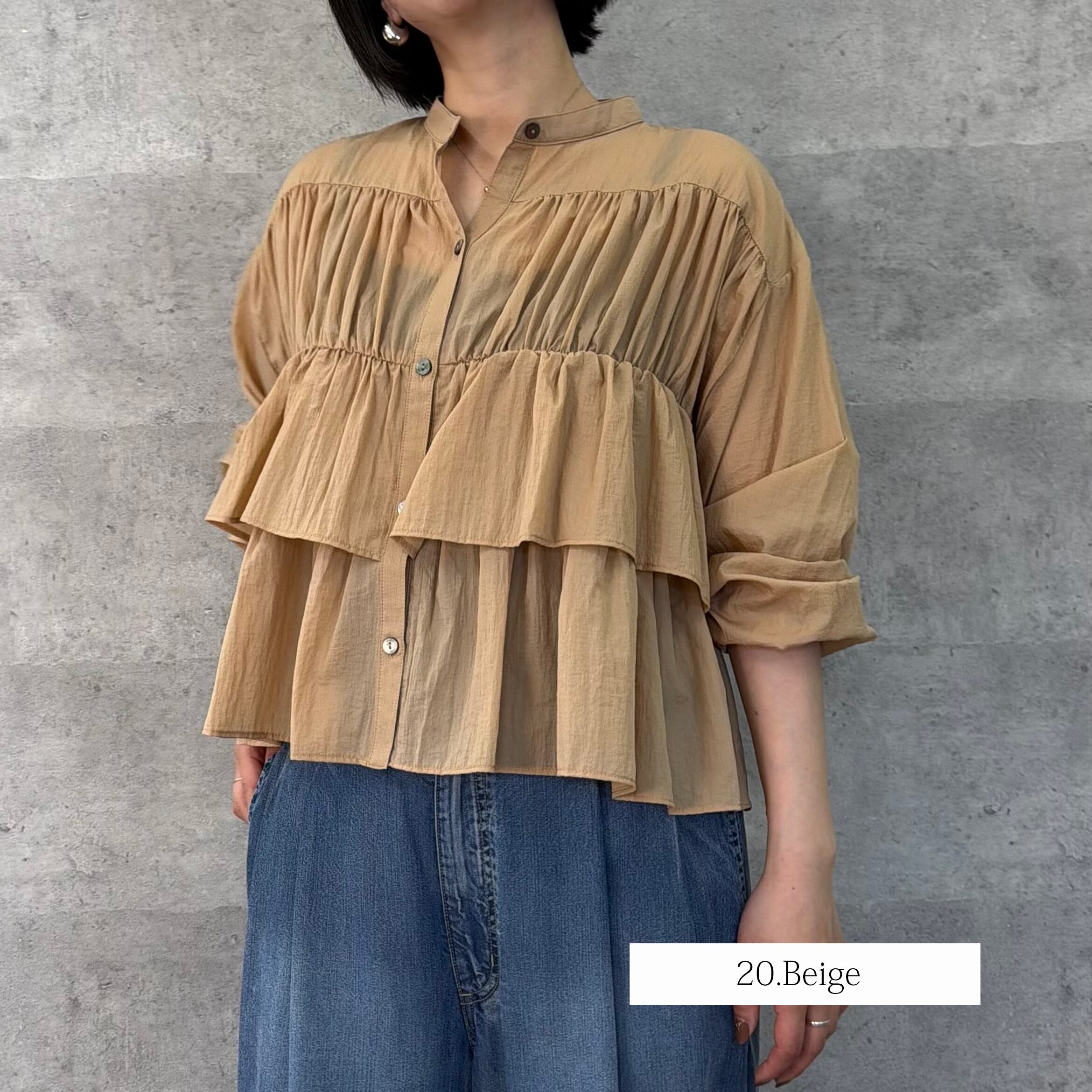 ラッフルブラウス（NO.85251706） | AnnaKerry