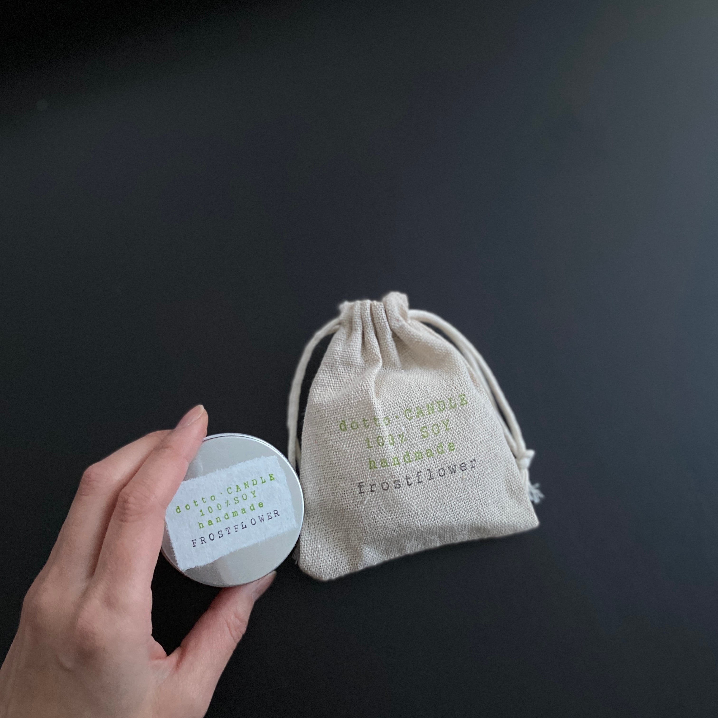 frostflowerフロストフラワーの香り（ミニ）soywax＆精油100％の天然木