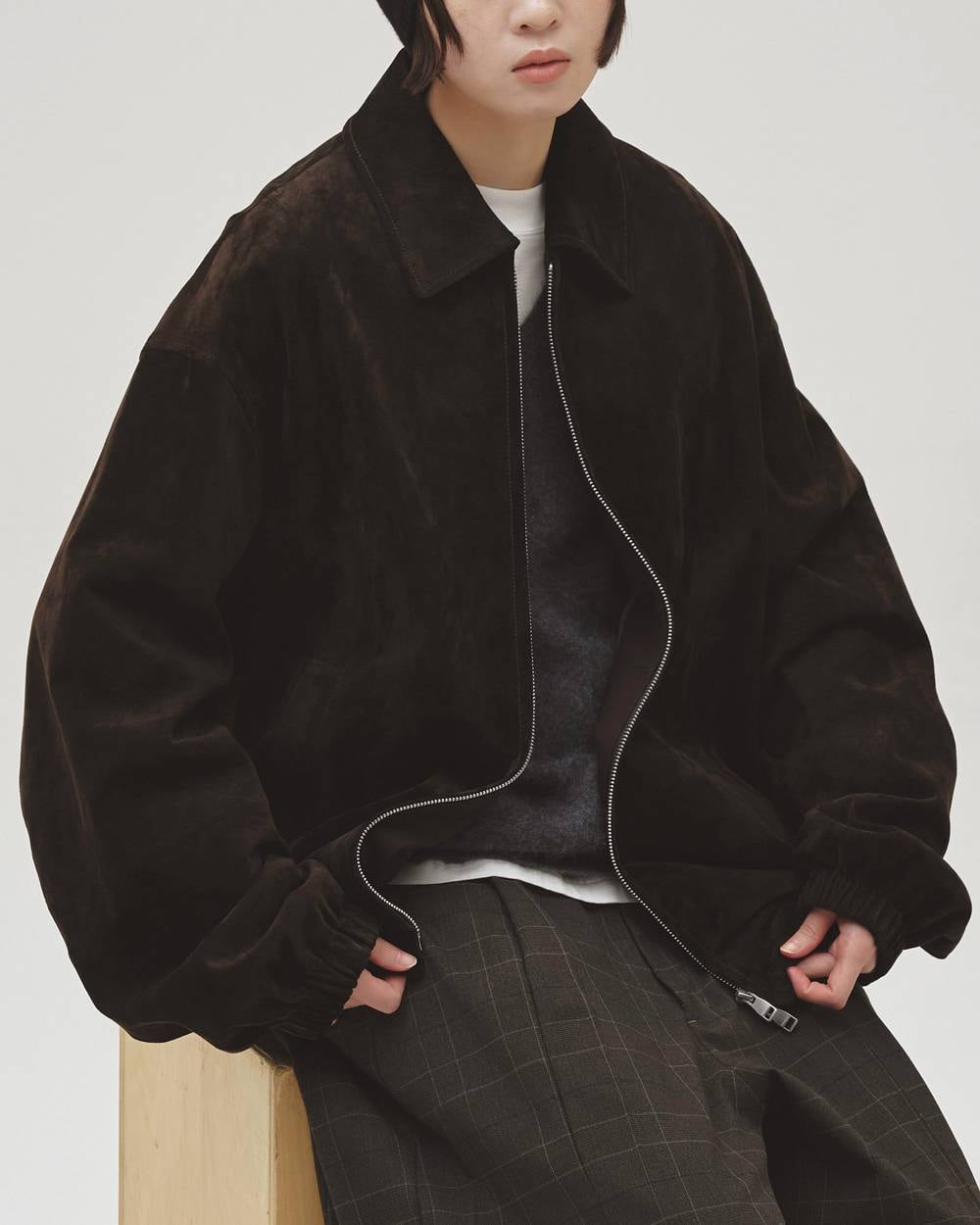 TODAYFUL(トゥデイフル) Suede Zip Blouson | サウスオレンジ｜メンズ