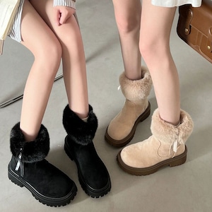 厚底 ショートブーツ 裏起毛 レディース 秋冬 韓国 おしゃれ 大人 かわいい 通勤 通学 カジュアル きれいめ 歩きやすい 疲れにくい ふわふわ 防寒 保温 暖かい 大人可愛い 大人女子