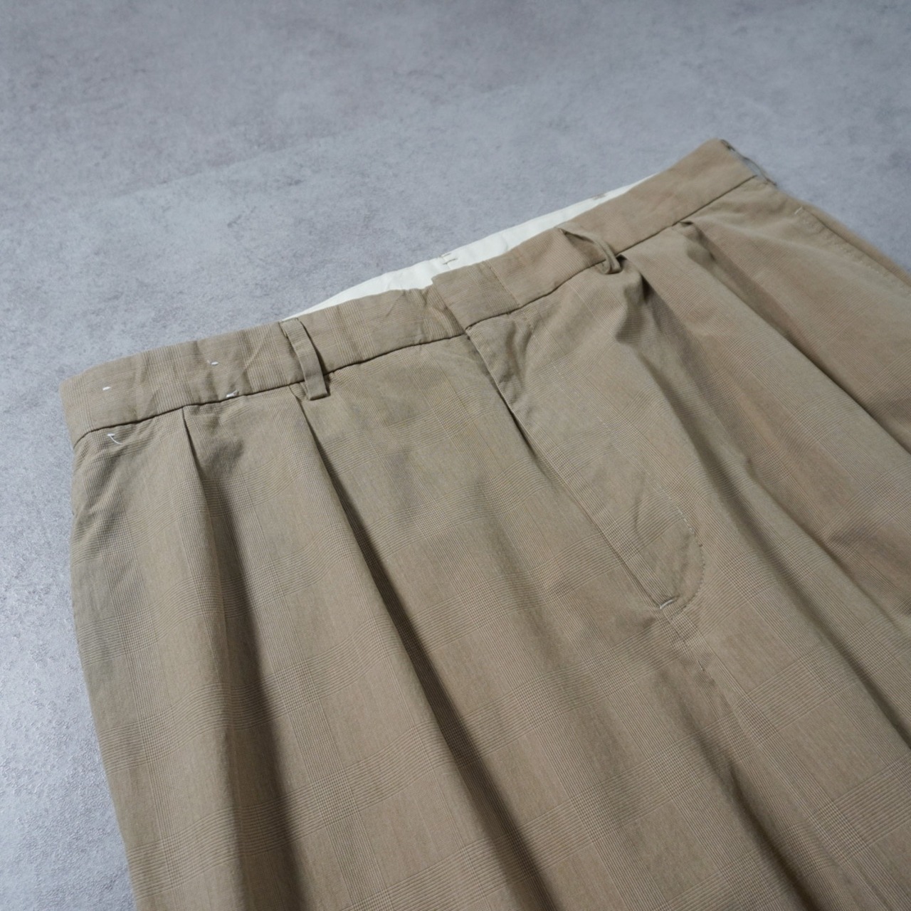 Polo by Ralph Lauren Glen Plaid Cotton Trousers [W34L29.5相当] 古着 - 4