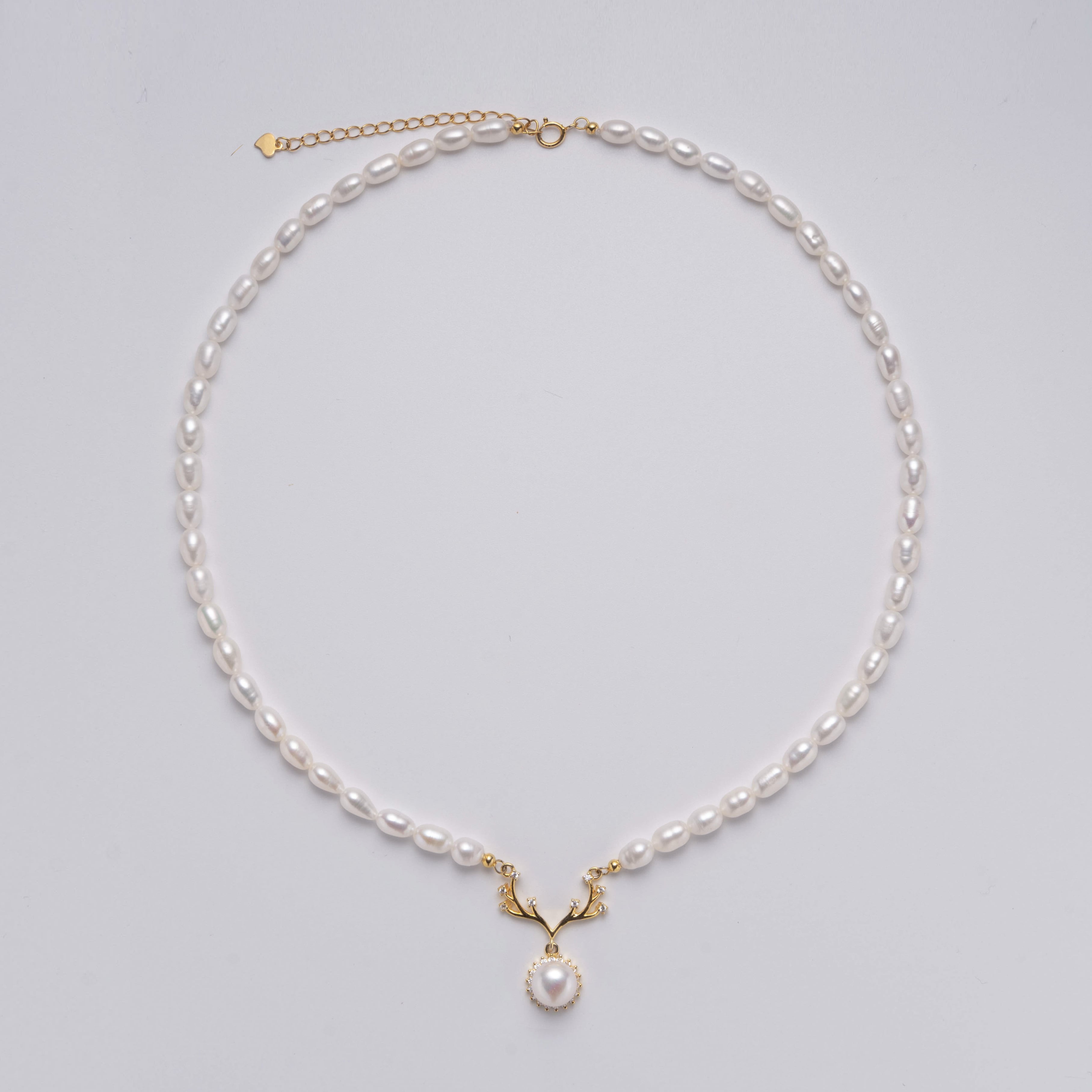 四つ葉のクローバー 淡水パール ネックレス #PN012 | Luxe & Dolce