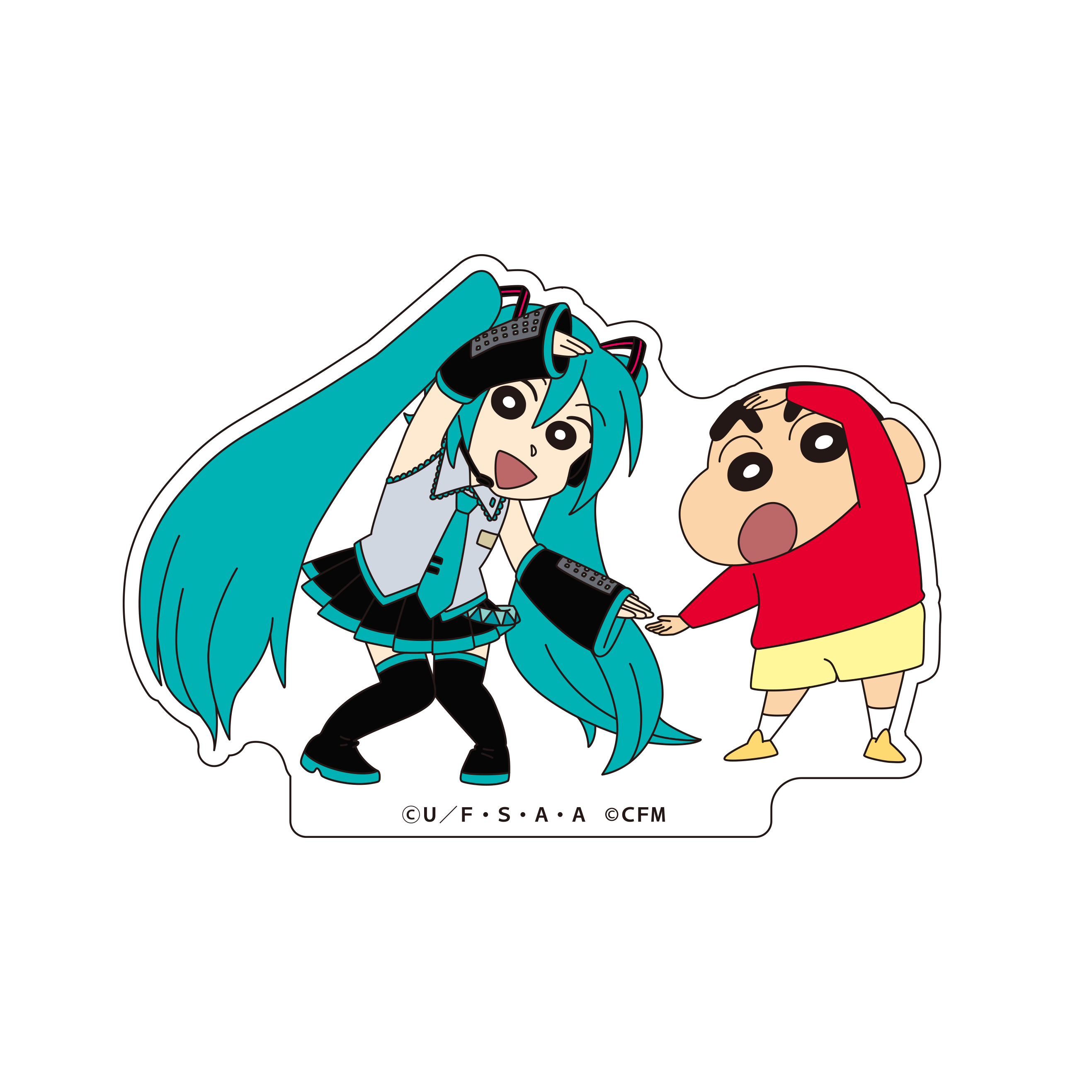 マーキングステッカー 初音ミクとしんちゃん | CURIOUSTORE マーキングステッカー 初音ミクとしんちゃん | CURIOUSTORE