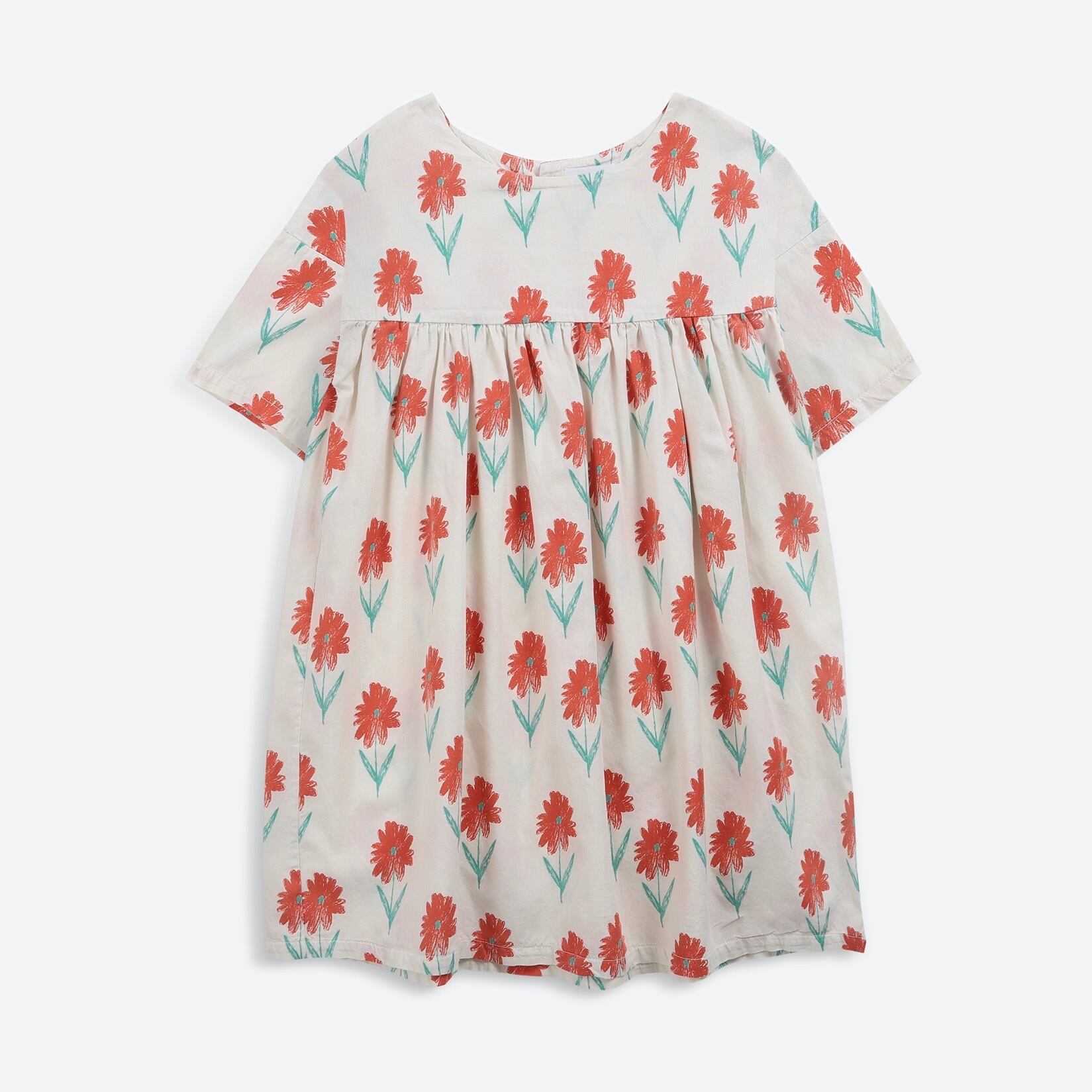 BOBO CHOSES 2022SS》Woven dress / Petunia / 10-11Y | cirkel mote